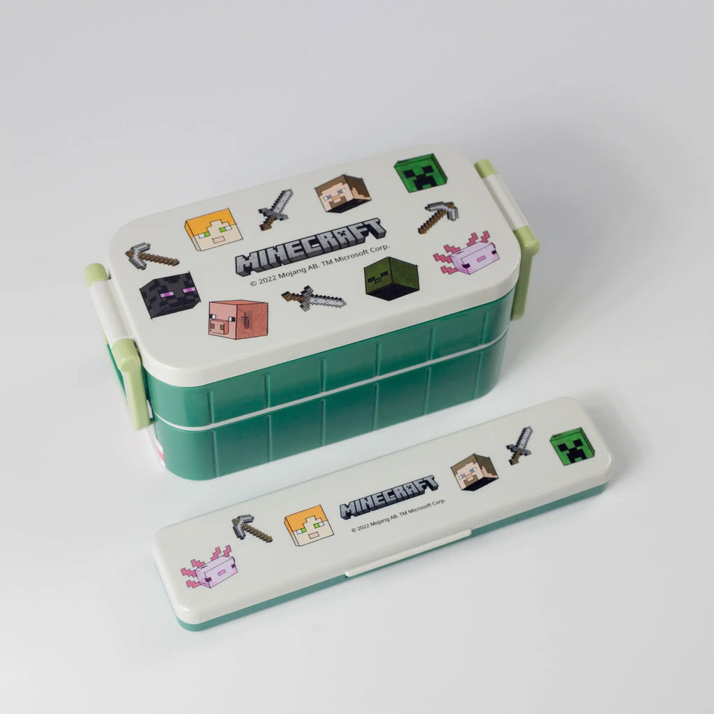 Minecraft Two-tier Bento Box | 600mL
