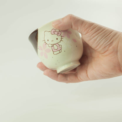 Hello Kitty Mino-yaki Sakura Japanese Tea Cup