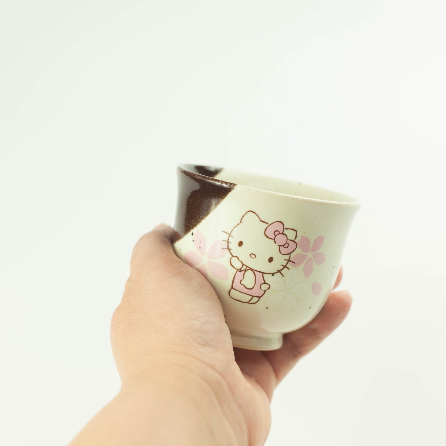 Hello Kitty Mino-yaki Sakura Japanese Tea Cup