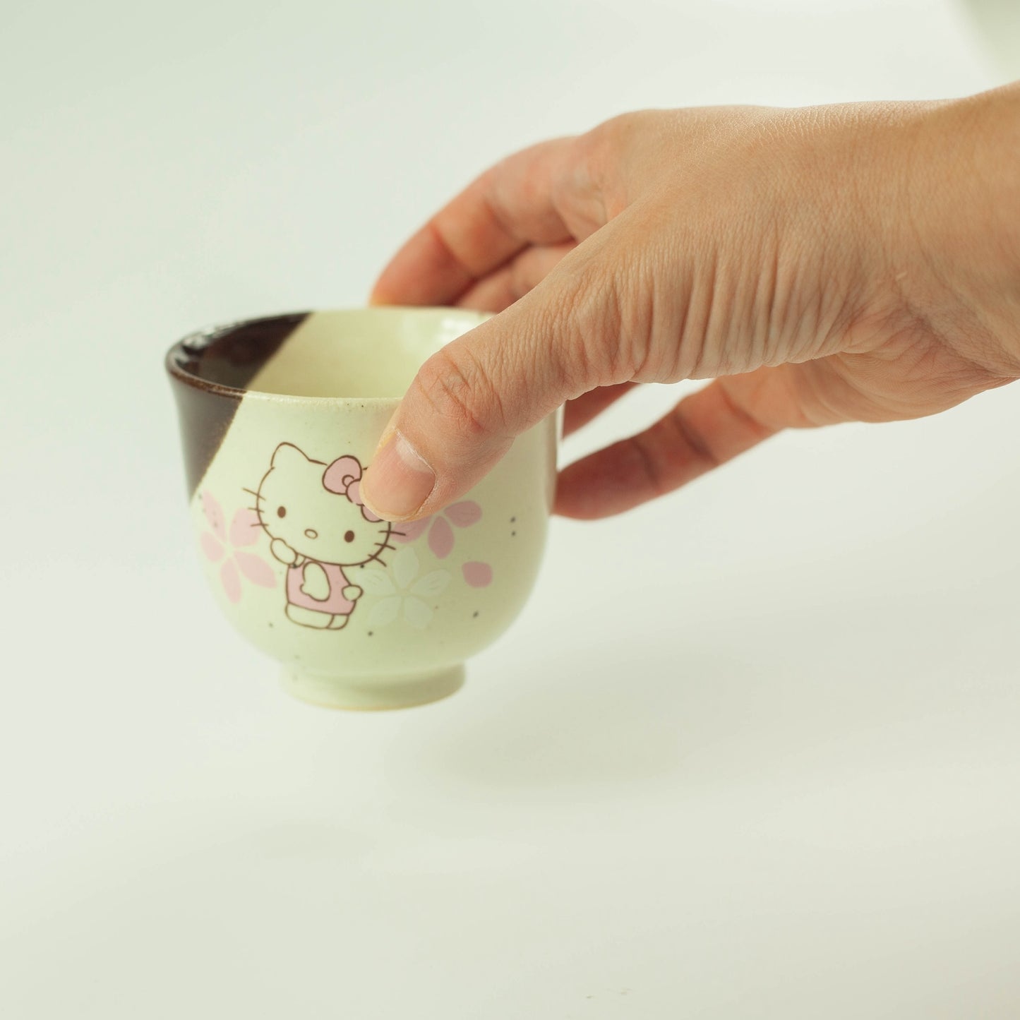 Hello Kitty Mino-yaki Sakura Japanese Tea Cup