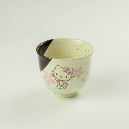 Hello Kitty Mino-yaki Sakura Japanese Tea Cup