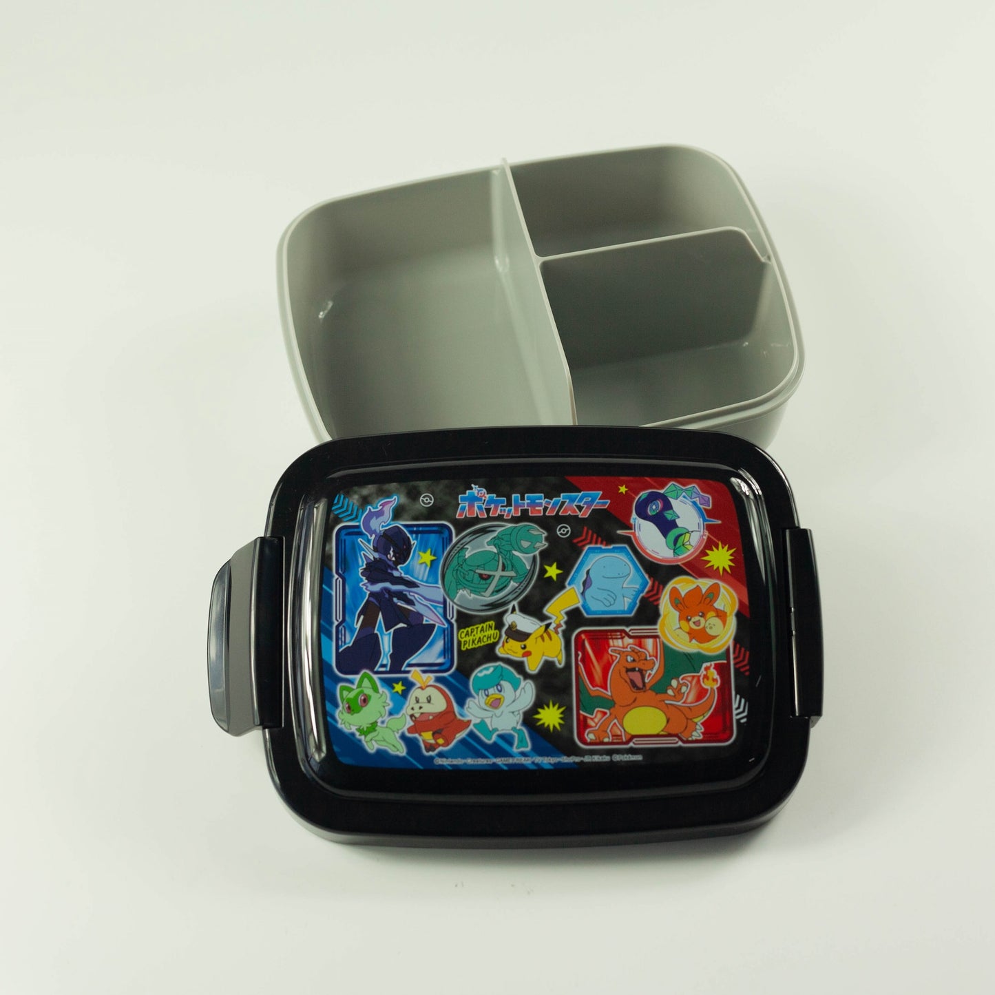 Caja bento de un solo nivel de Pokémon | 840 ml