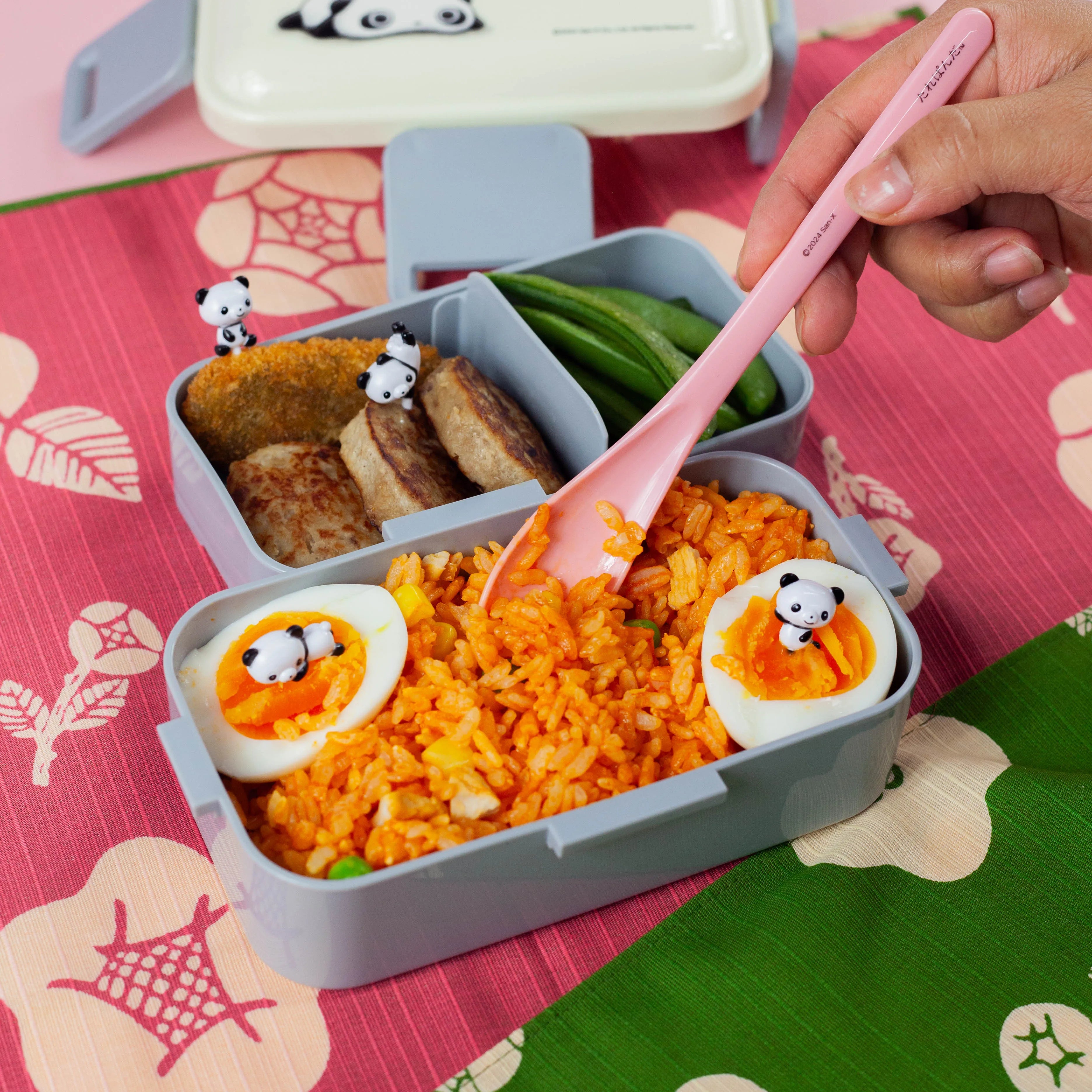 Juego de palillos y cuchara Tarepanda