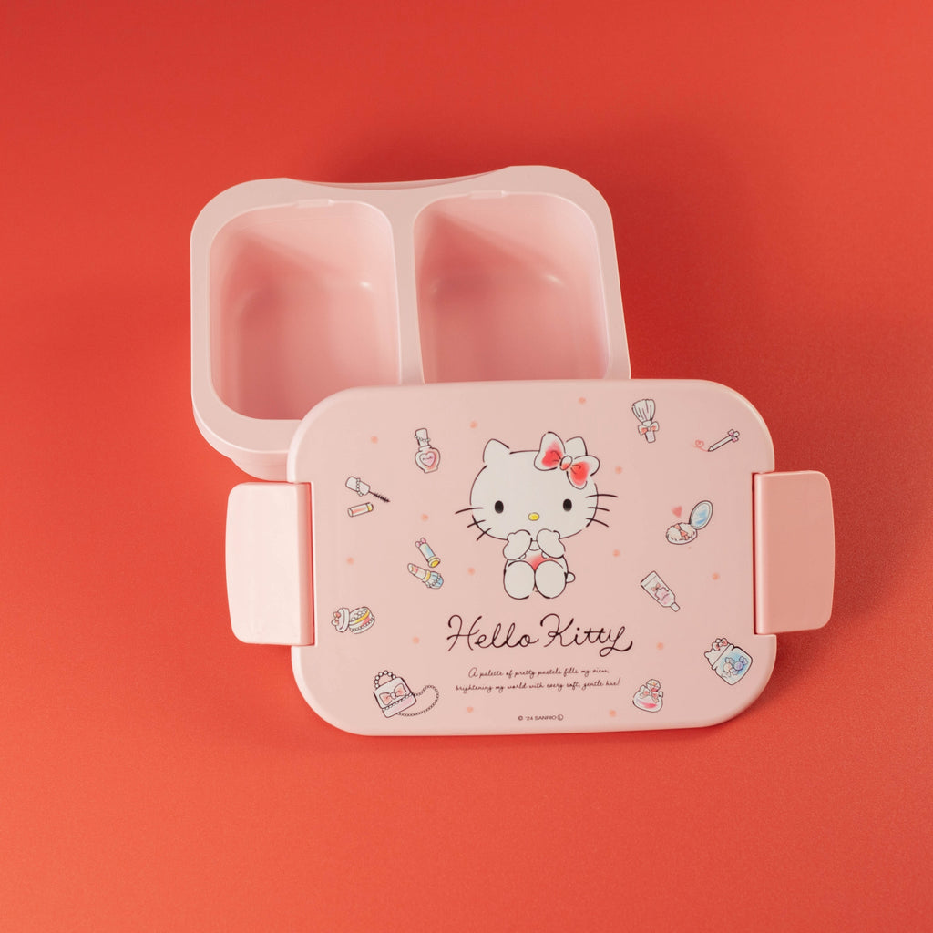 Hello Kitty One-Tier Shikiri Bento Box | Water Colors (500ml)