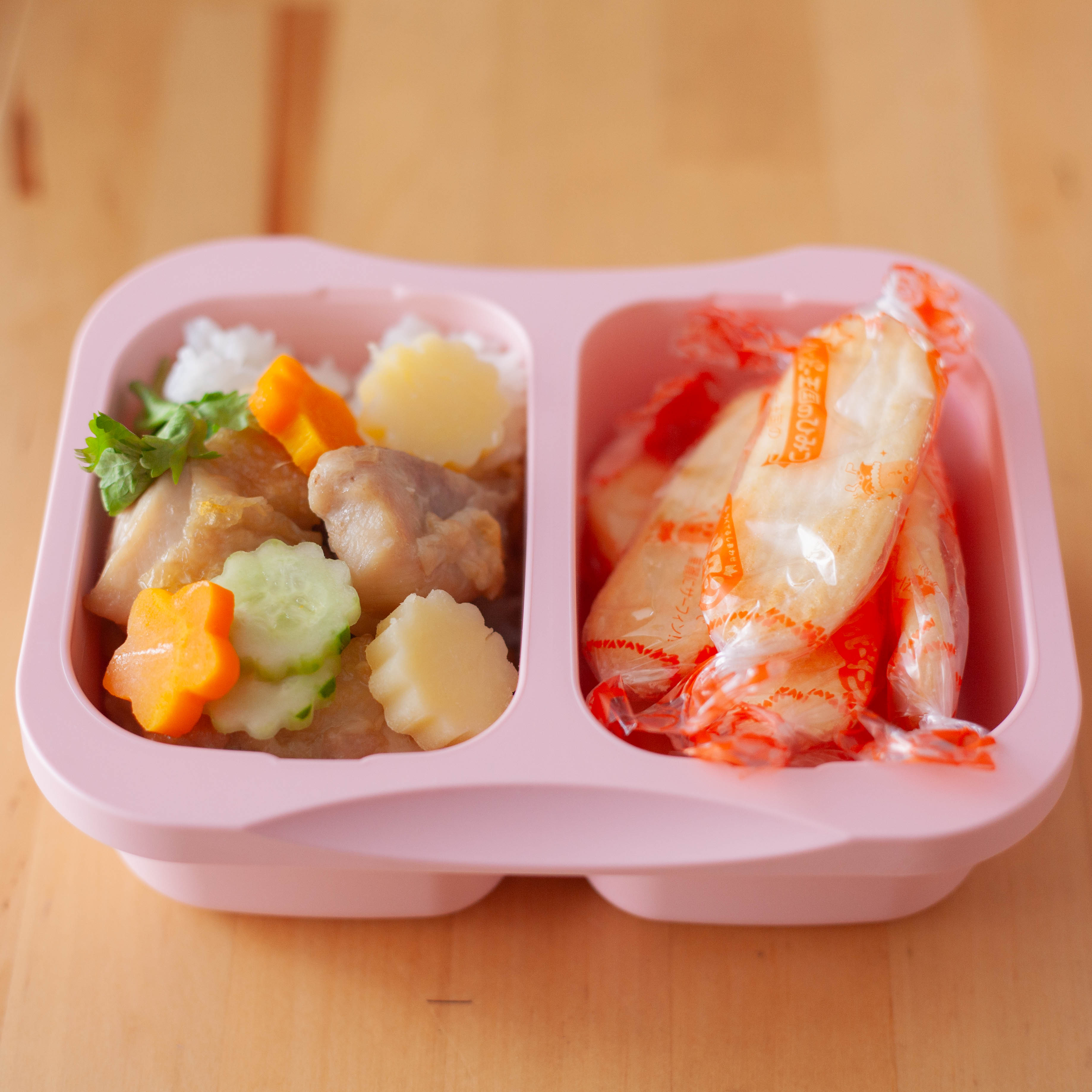 Hello Kitty One-Tier Shikiri Bento Box | Water Colors (500ml)