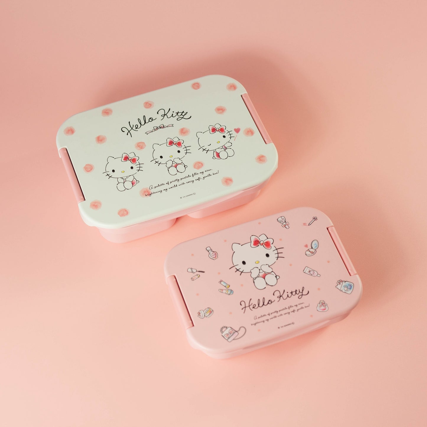 Hello Kitty Einstöckige Bento-Box | Wasserfarben 500 ml