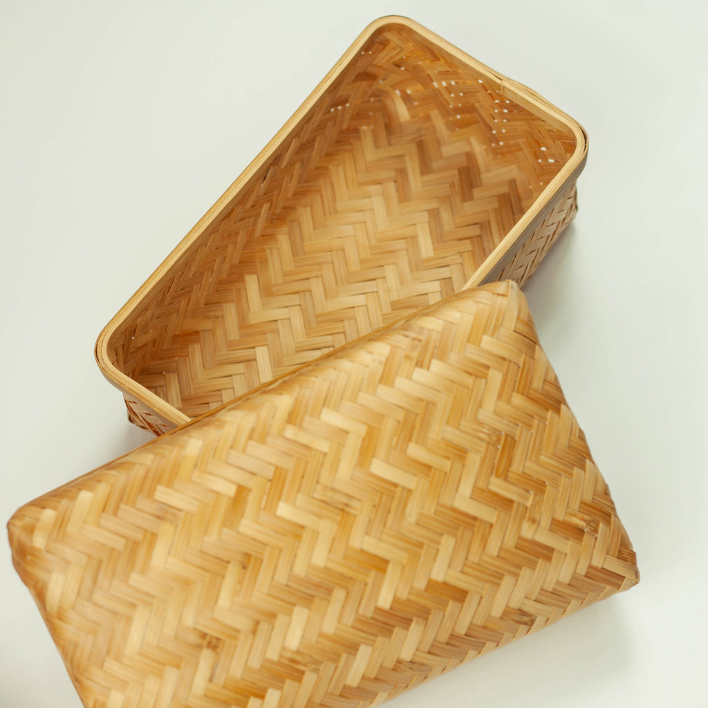 Bento-Box aus gewebtem Bambus