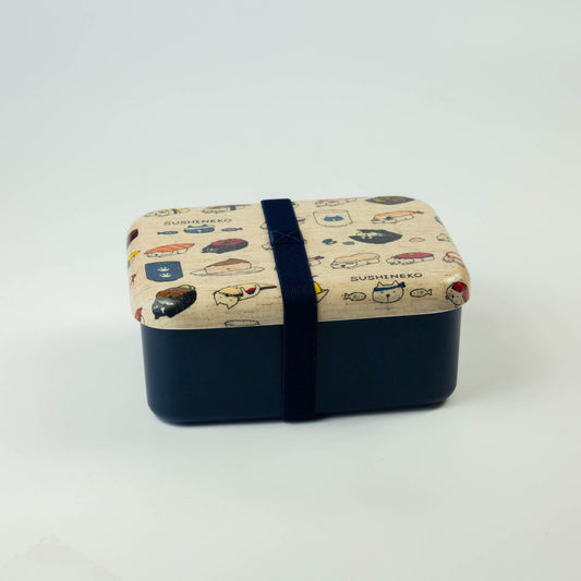 Original einstöckige Bento-Box | Sushi Neko (870 ml)