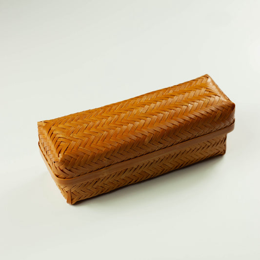 Woven Bamboo Bento Box | Long (580mL)