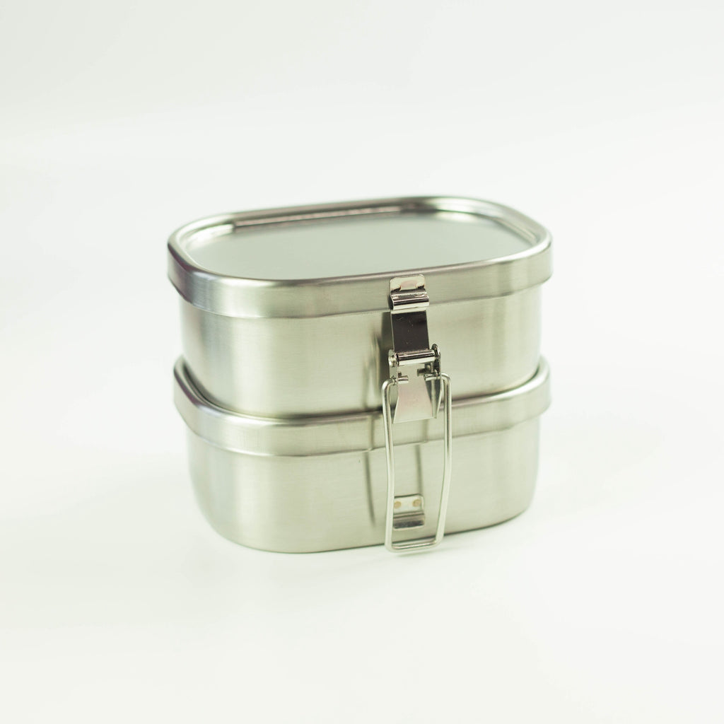 Zen 04 - Stainless Steel Two Tier Bento (720mL)