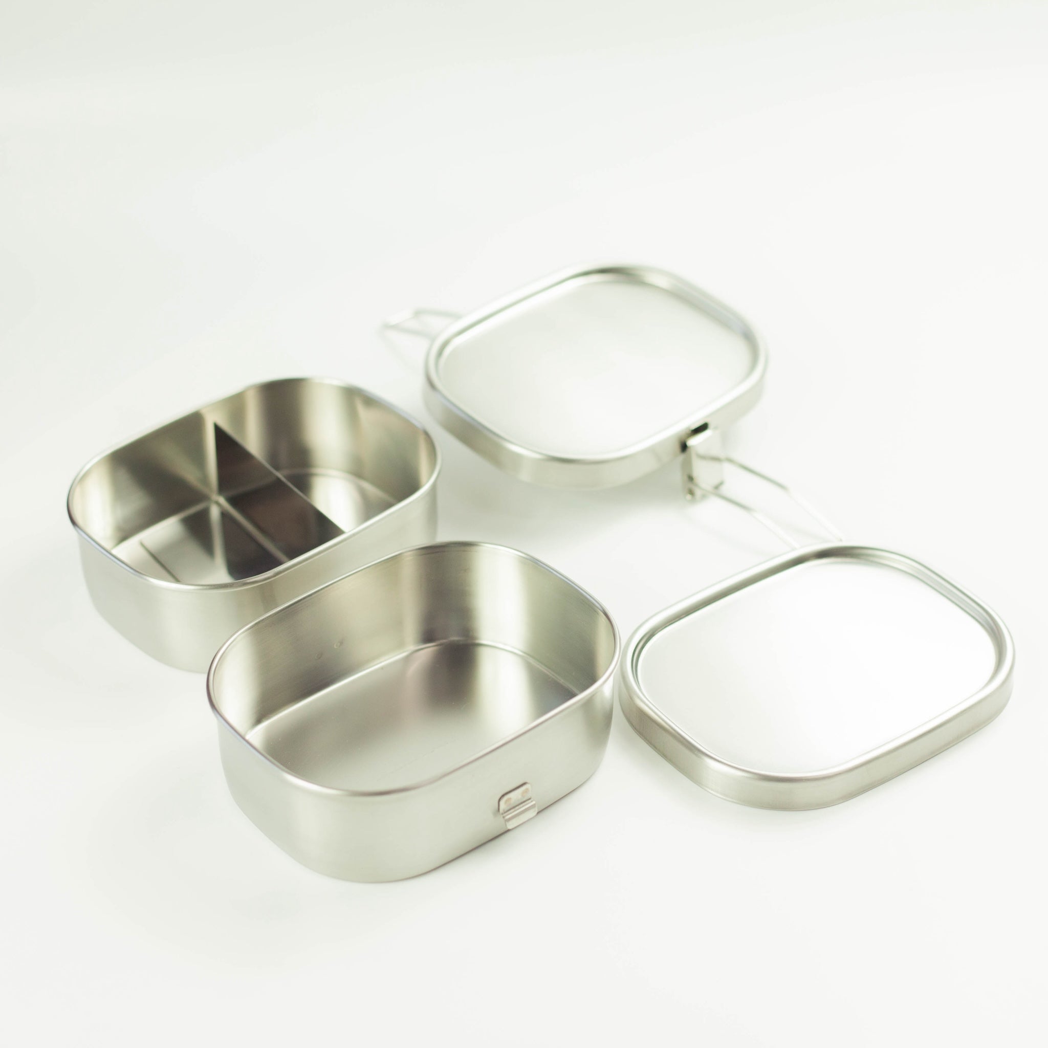 Zen 04 - Stainless Steel Two Tier Bento (720mL)