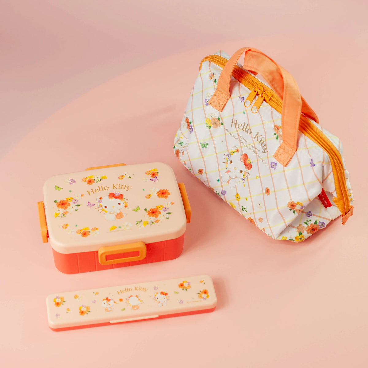 Offical Hello Official Hello Kitty Thermal Lunch Bag VIvid Pastels – Bento&co