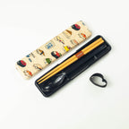 Juego de palillos y cucharas originales Sushi Neko