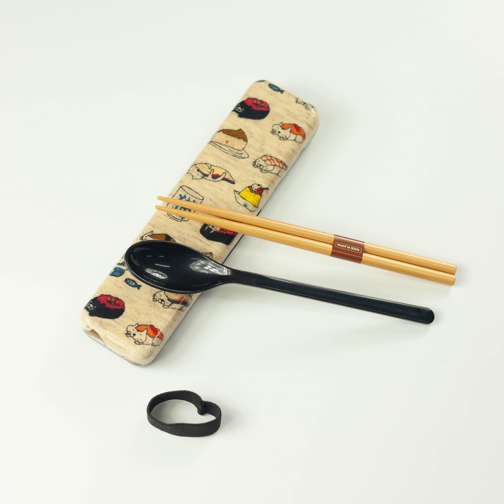 Original Sushi Neko Chopsticks and Spoon Set