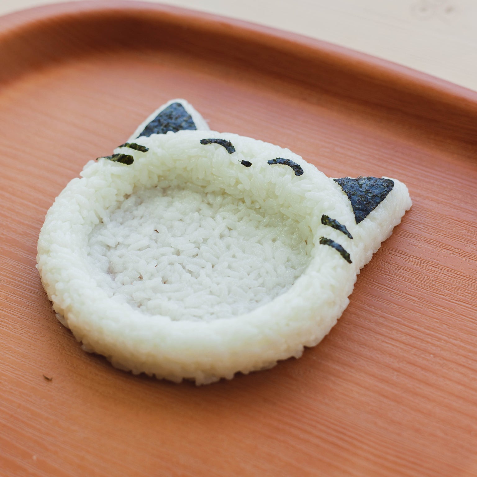 Juego de moldes para arroz al curry con animales risueños