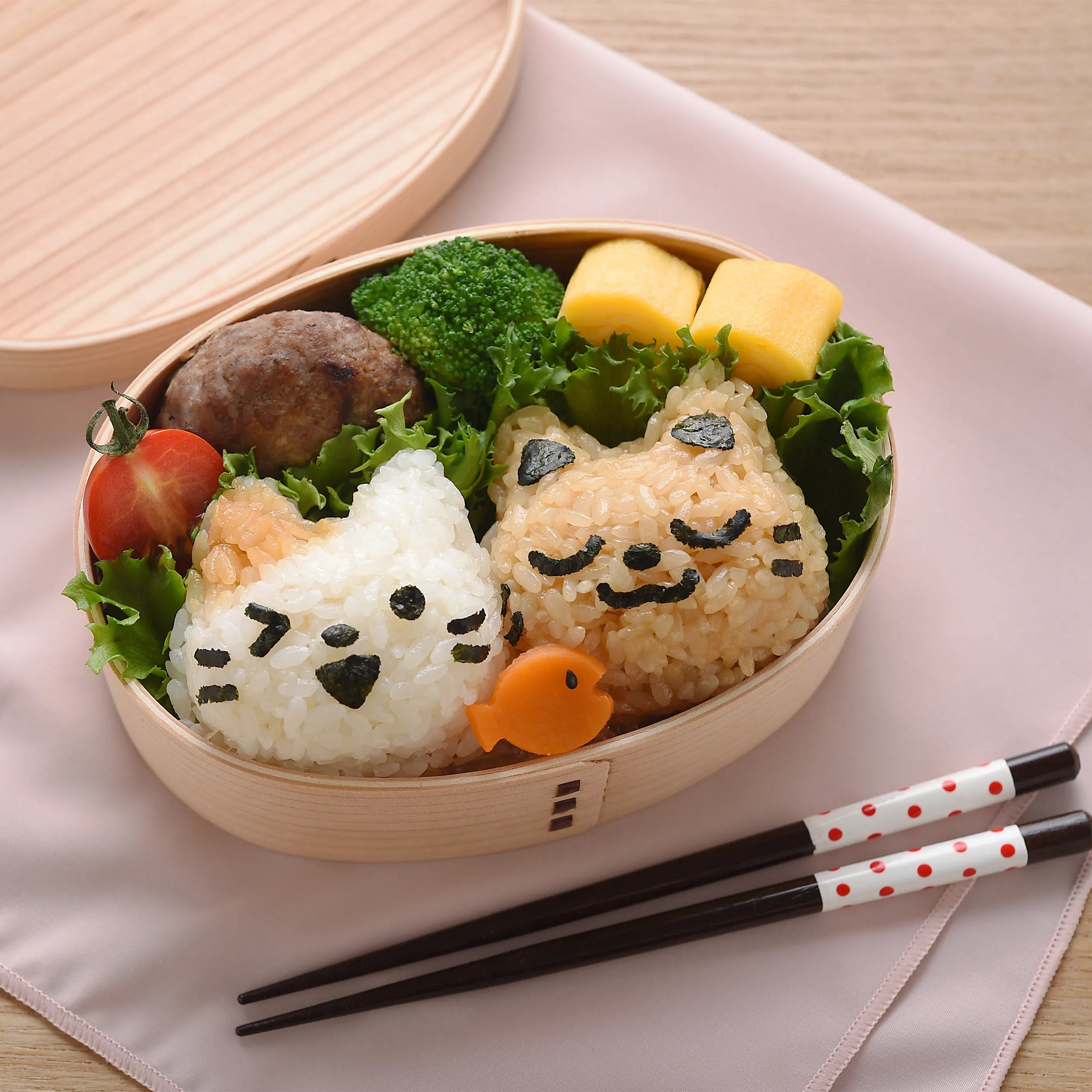Conjunto Neko Kao Onigiri