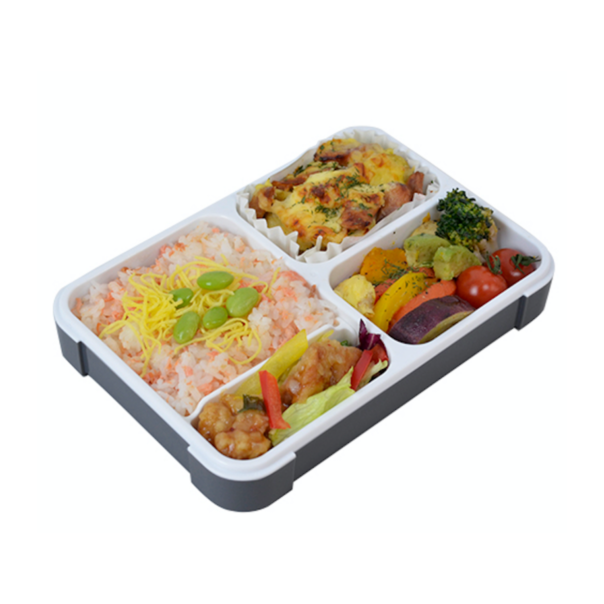 japanese bento box disposable 4 compartment