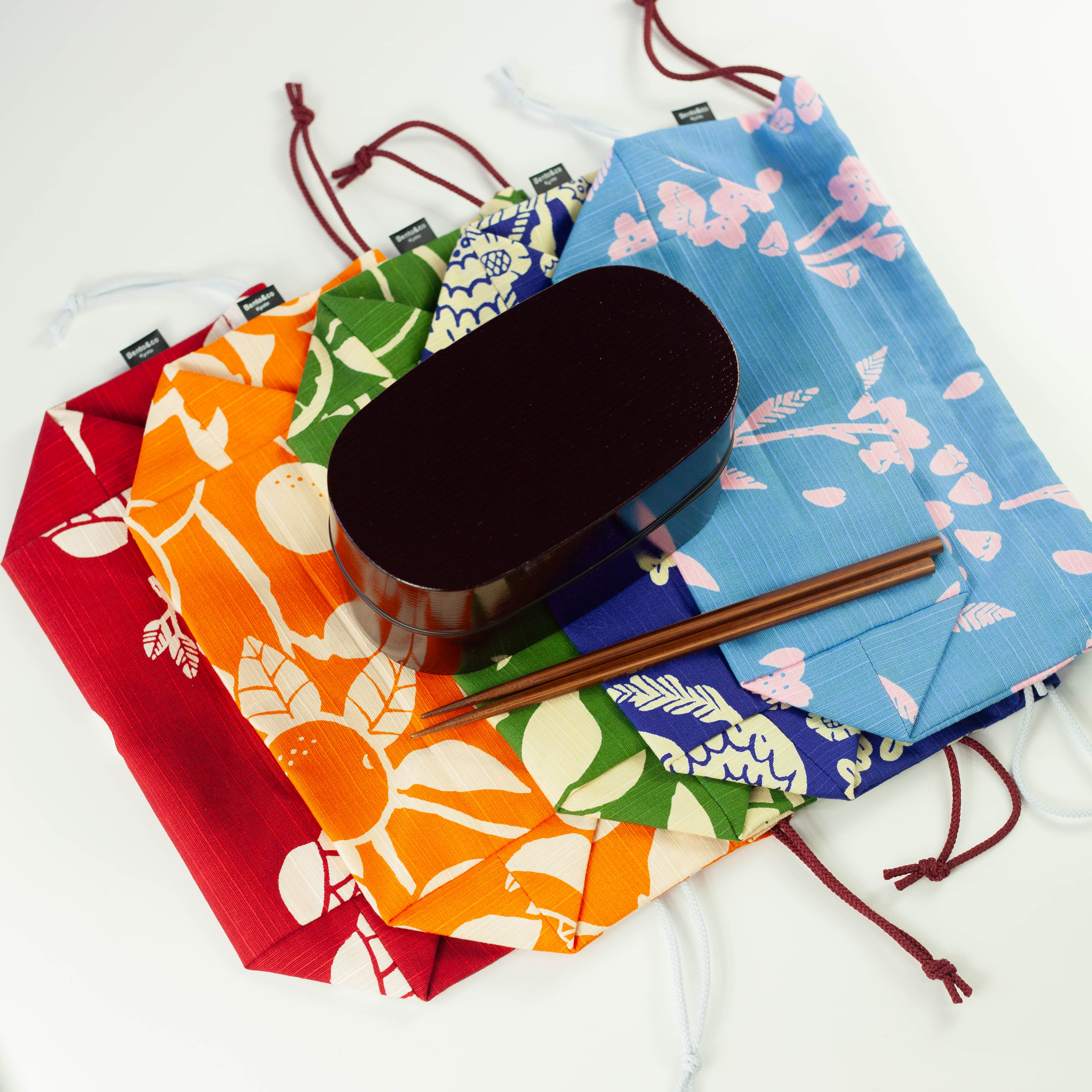 Originales Furoshiki-Bento-Paket