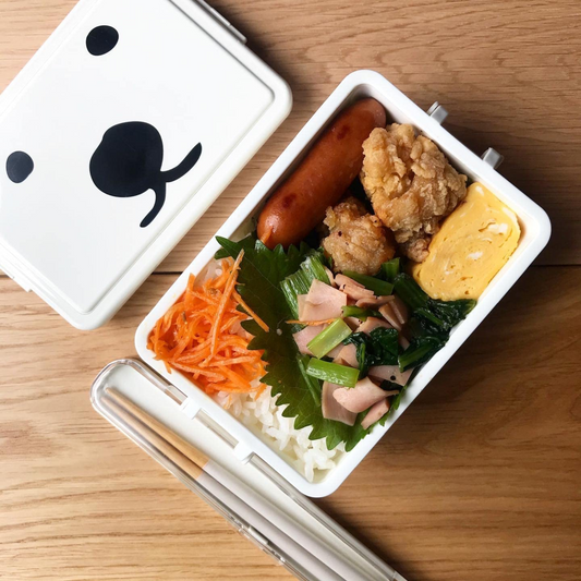 Bento box with top built in ice pack