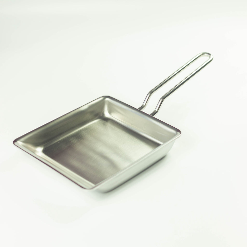 Stainless Steel Square Frying Pan (15x15cm)