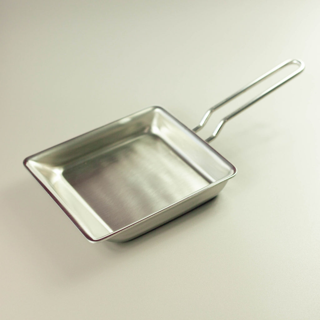 Stainless Steel Square Frying Pan (15x15cm)