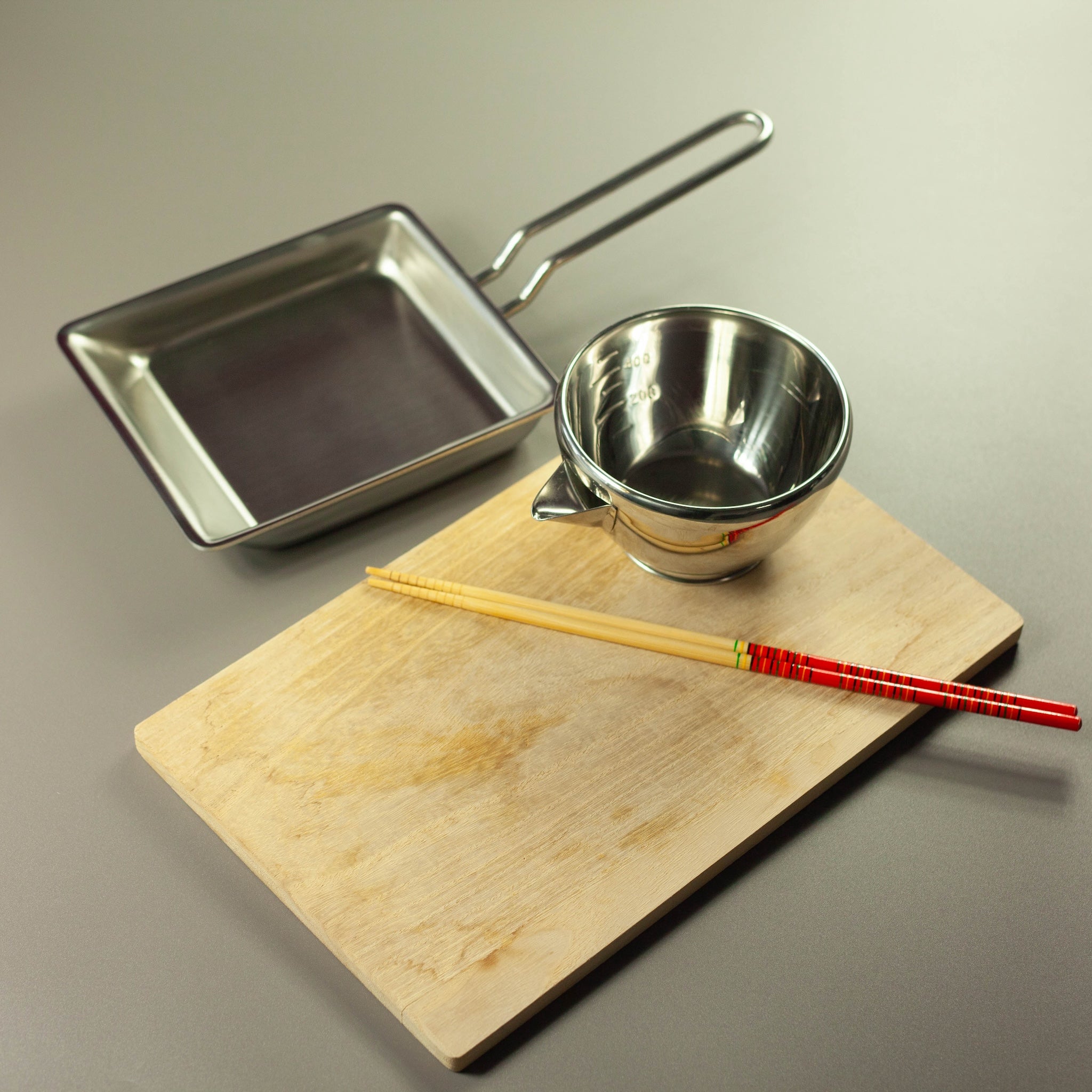 Stainless Steel Square Frying Pan (15x15cm)