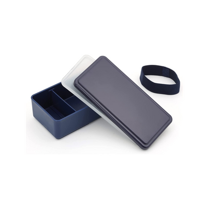 Caja Bento rectangular Gel-Cool | Azul baya (500 ml)