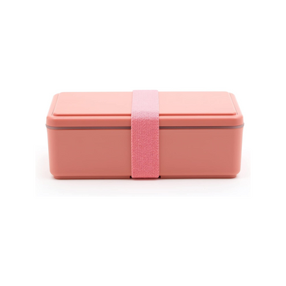 Caja Bento rectangular Gel-Cool | Macarrón Rosa (500mL)