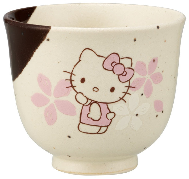 Hello Kitty Mino-yaki Sakura Japanese Tea Cup