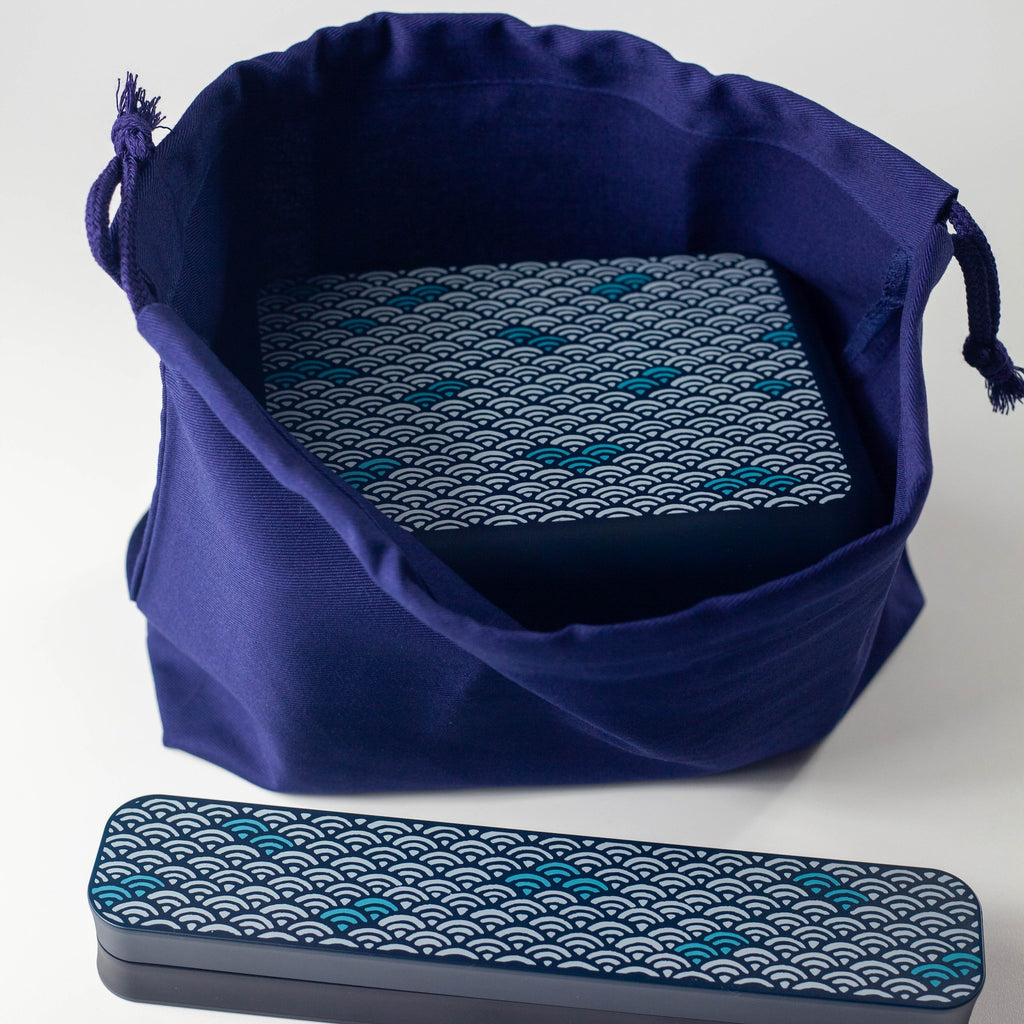 Paquete de bento Nami del océano azul