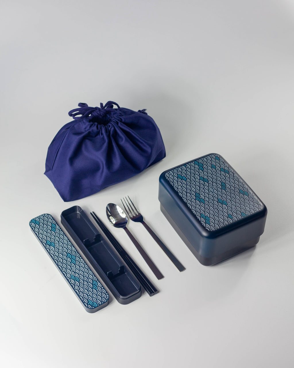 Paquete de bento Nami del océano azul