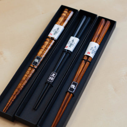 Miyama Octagon Chopsticks 75 | Kurokaki