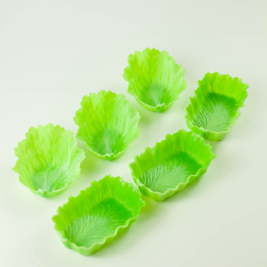 Tazas de verduras verdes | Rectángulo