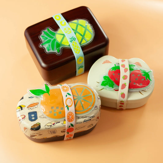 Conjunto de bolsa de hielo y cinturón para el almuerzo, color naranja