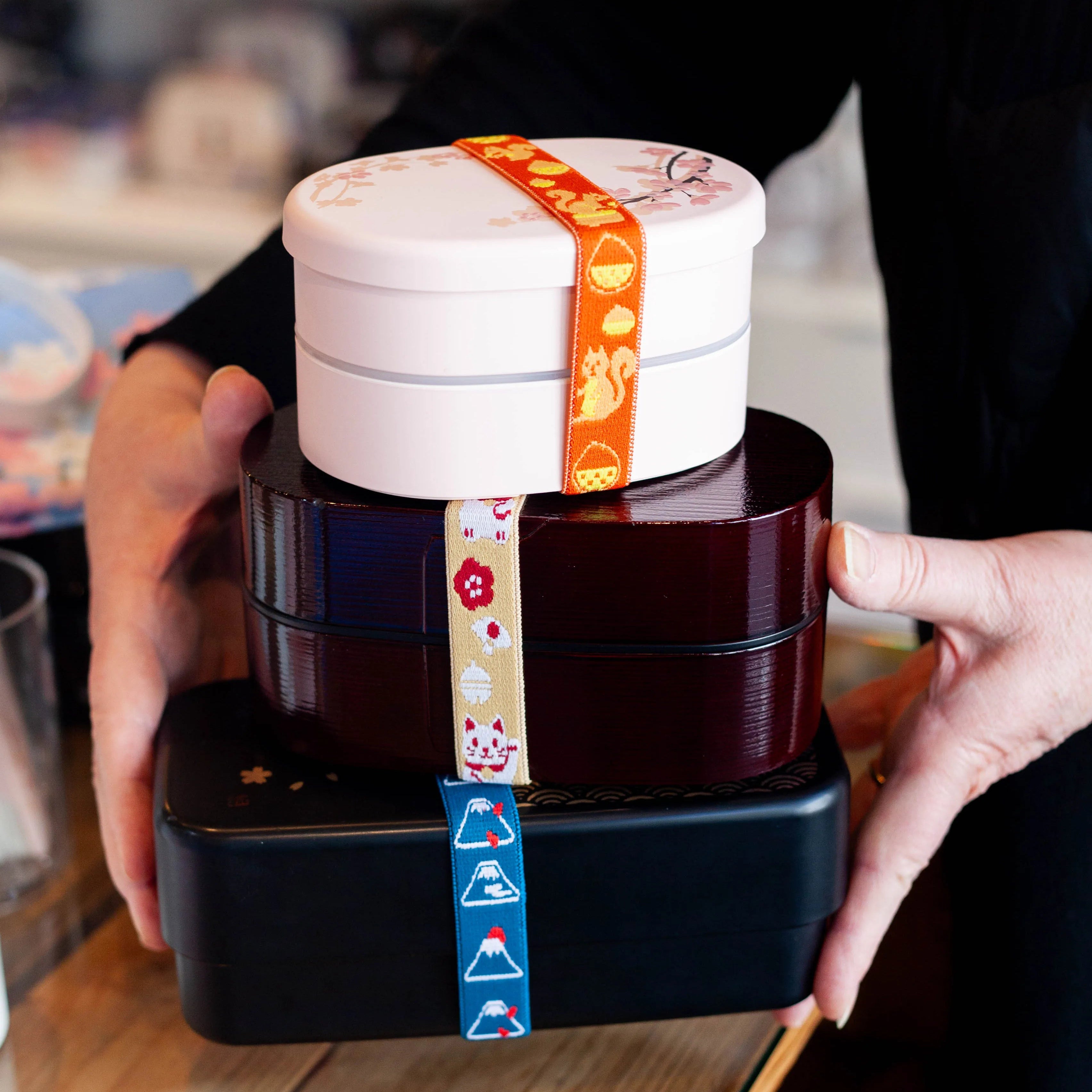 Banda de almuerzo Musubi | Maneki-Neko de 27cm