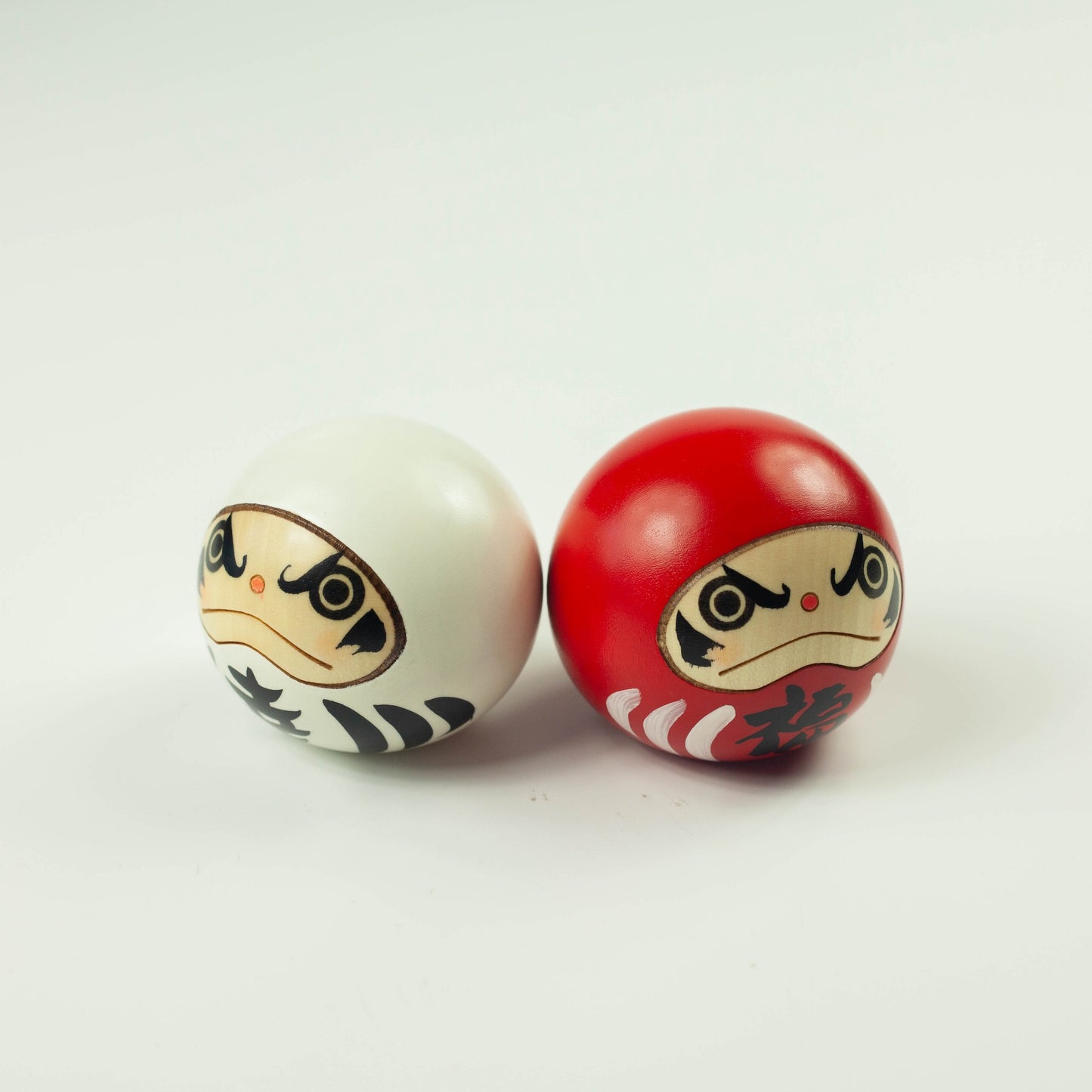 Kokeshi Wood Doll | Daruma Duo