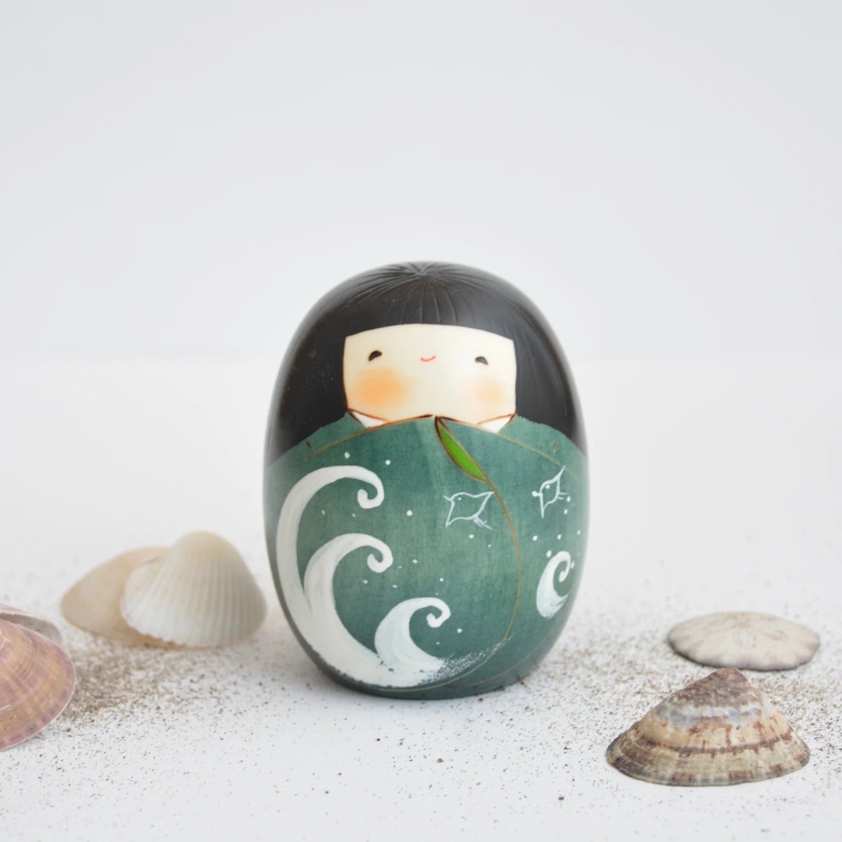 Kokeshi Holzpuppe | Sommer