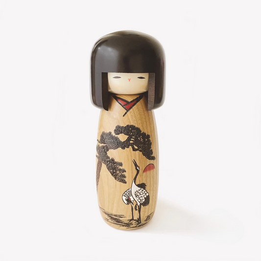 Kokeshi Holzpuppe | Tsuru 