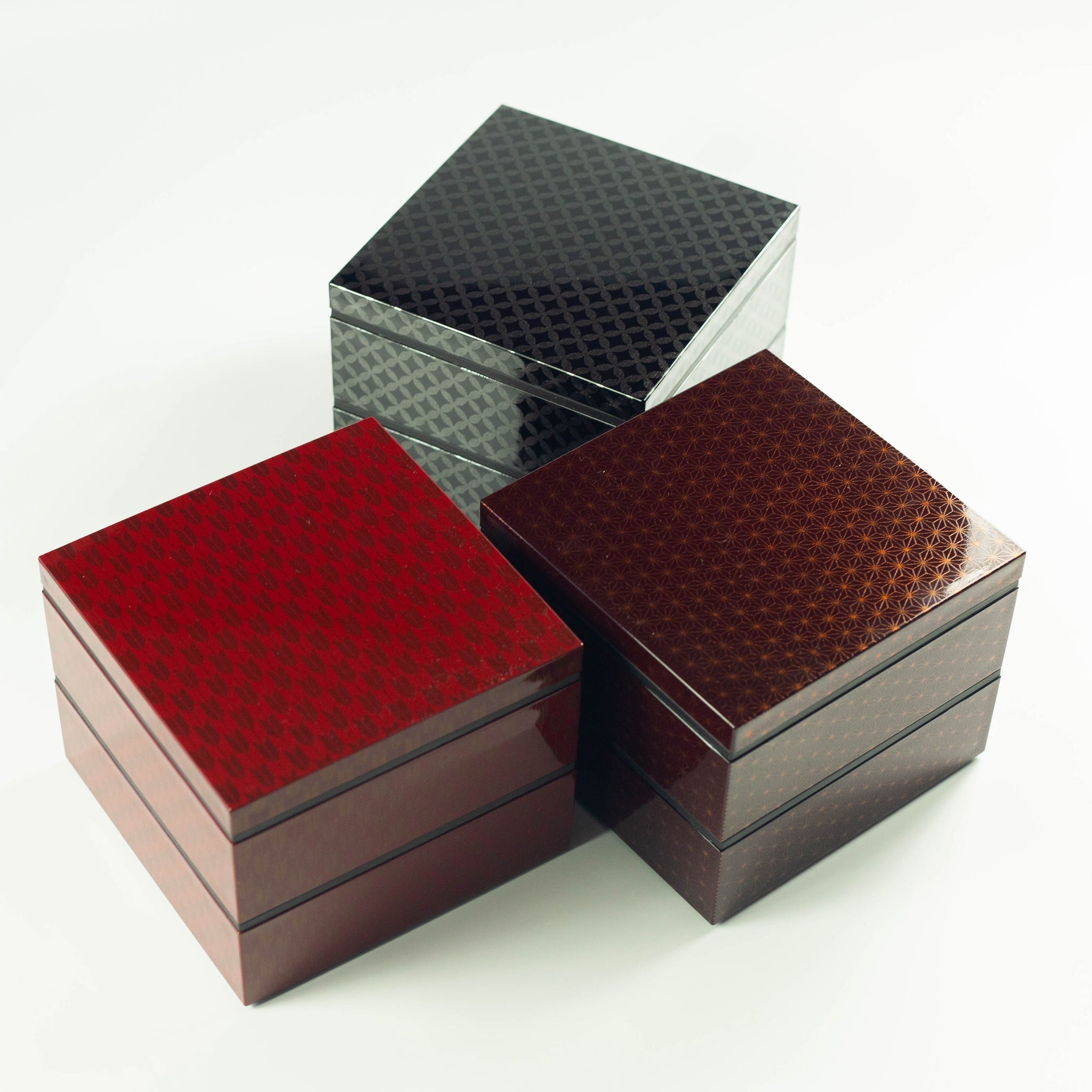 Wamon Picknick-Bento-Box mit japanischem Muster
