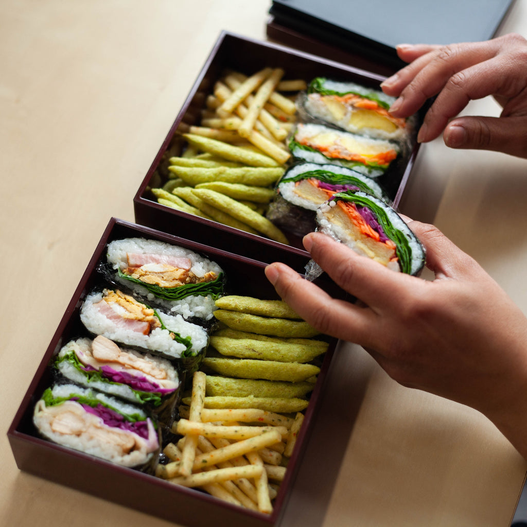 Caja bento para picnic con diseño japonés Wamon
