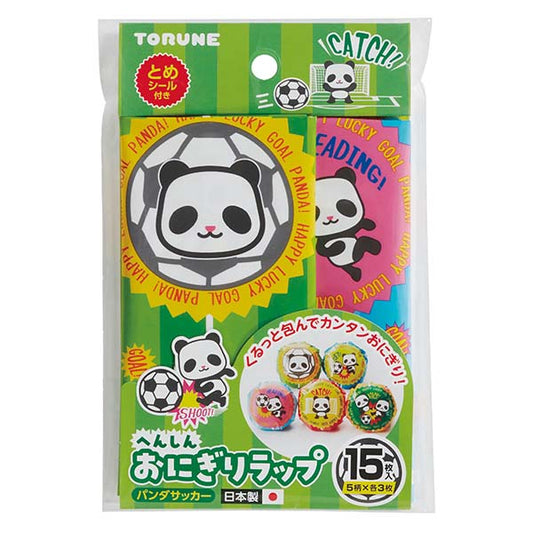 Panda-Torwart-Onigiri-Wraps