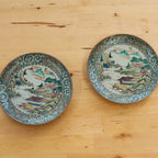 Placa Kutaniyaki de la era Meiji de 1900