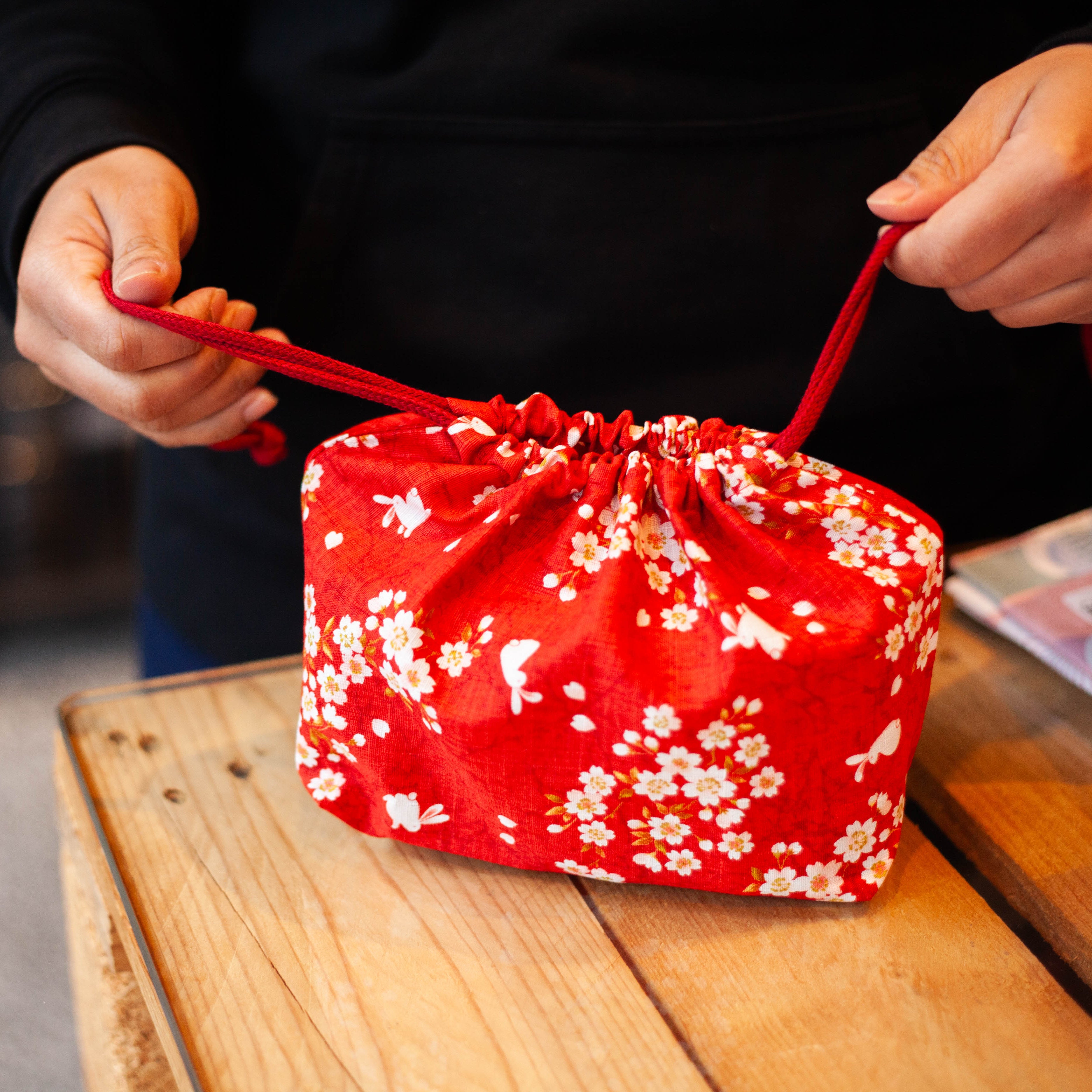 Sakura Usagi Bento Bag