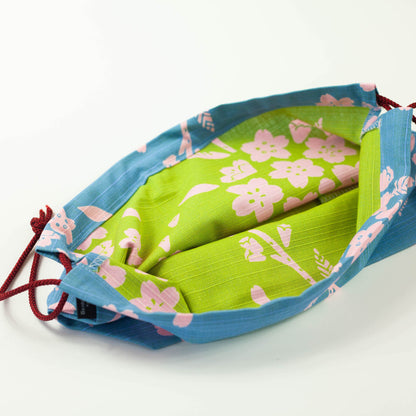 Original Furoshiki große Tasche | Sakura Himmelblau
