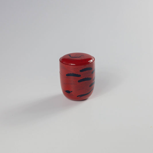 Handmade Lacquered Tea Box | Horai-e