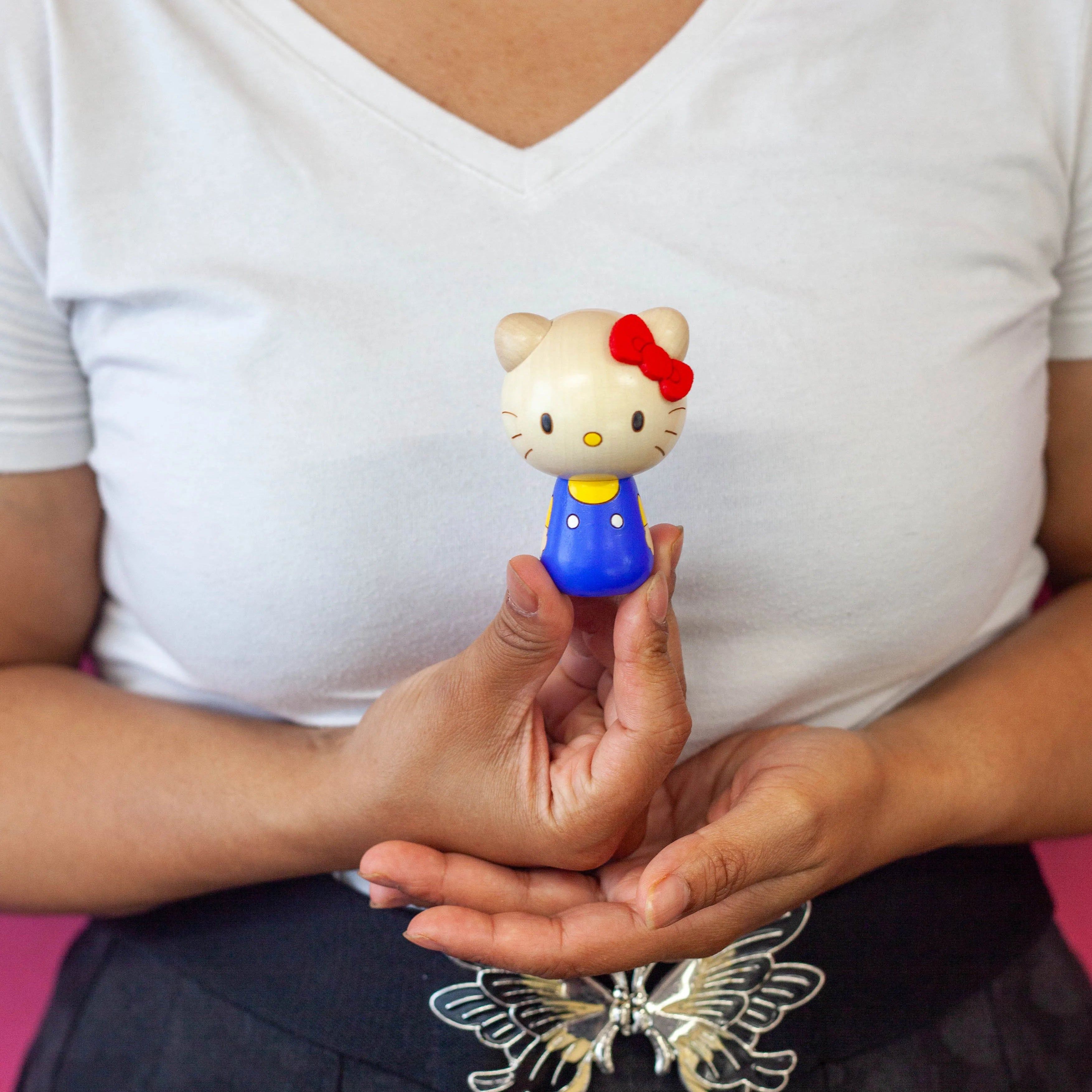 Kokeshi Wood Doll | Hello Kitty