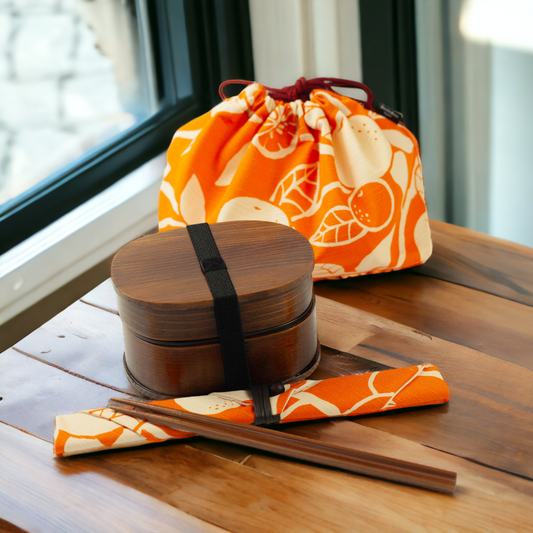 Paquete Bento original | Daidai (naranja)