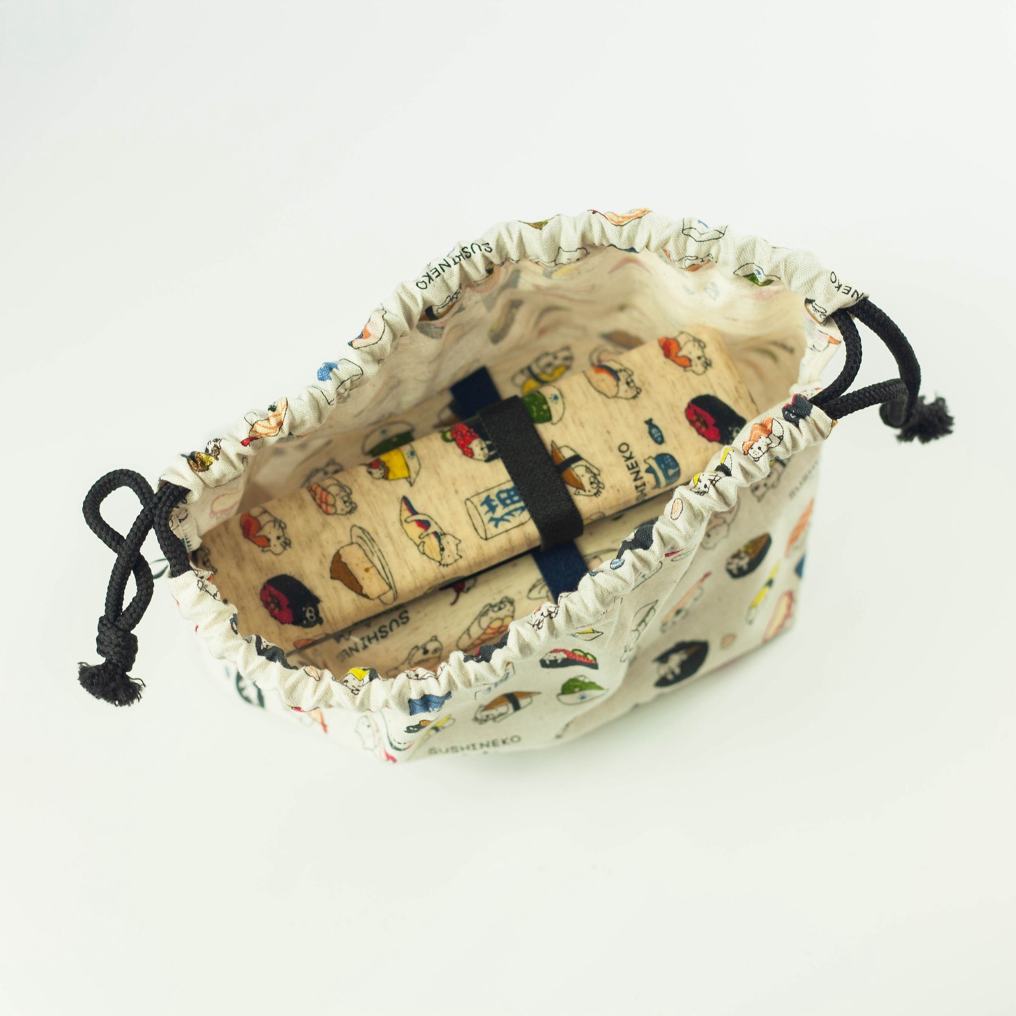 Original Two Tier Bento Bundle | Sushi Neko 570ml