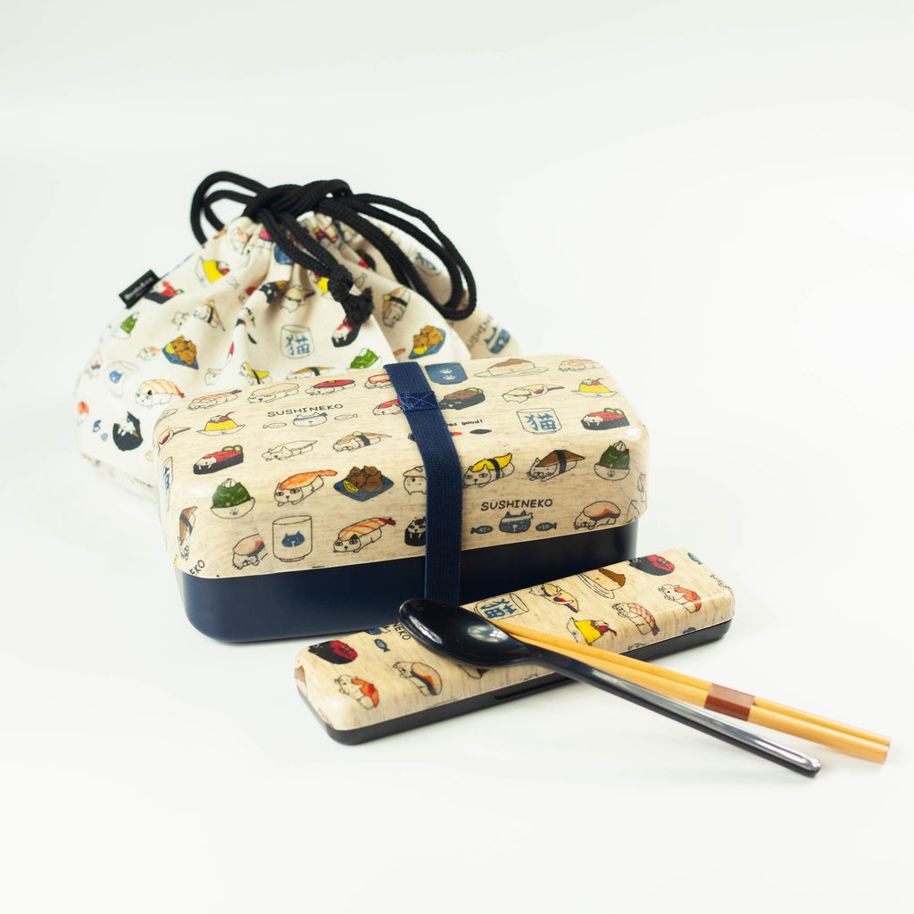 Original Two Tier Bento Bundle | Sushi Neko 950ml