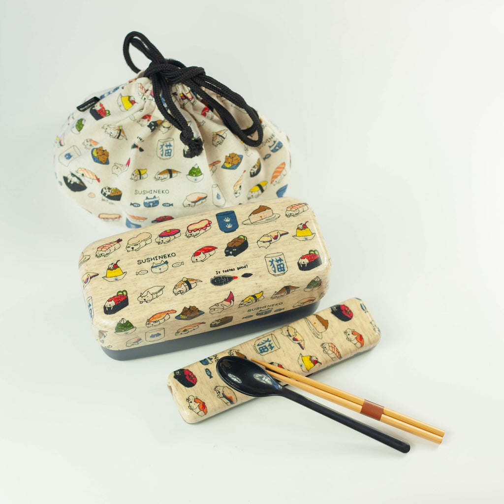 Original Two Tier Bento Bundle | Sushi Neko 950ml